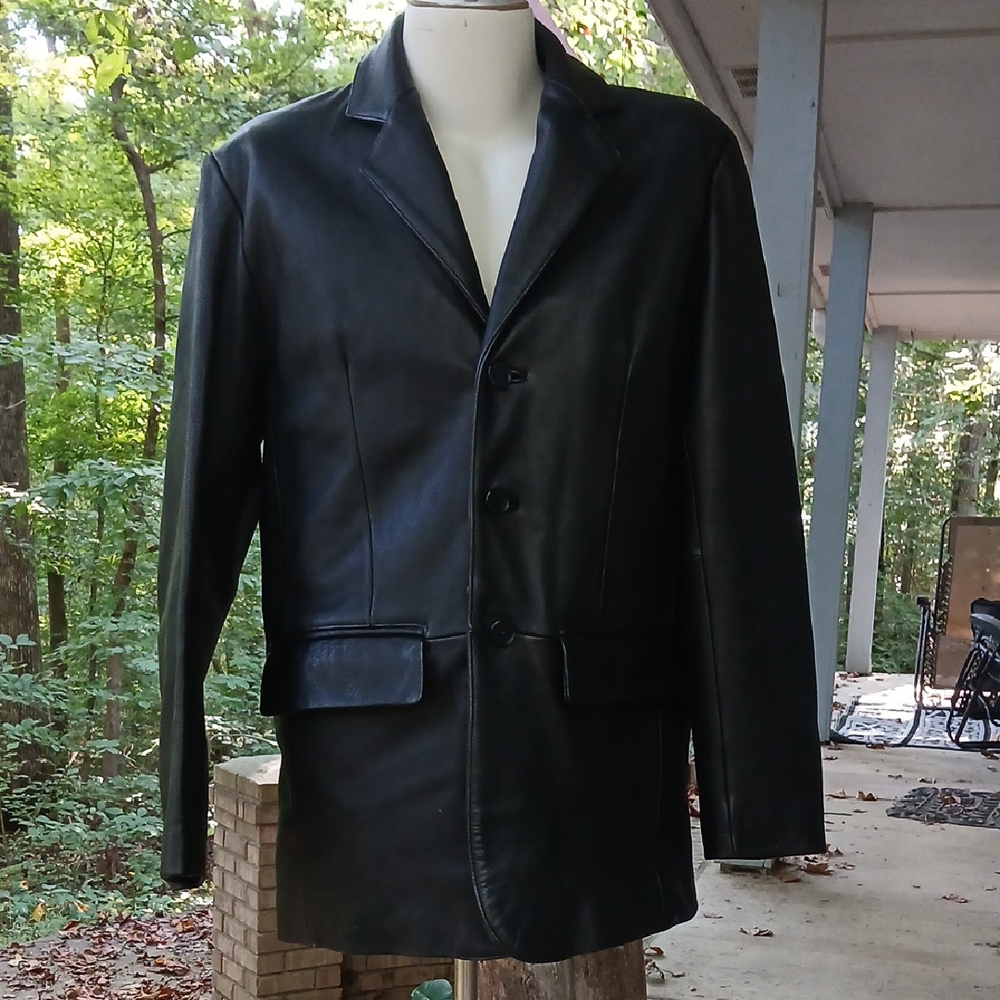 Wilsons Leather Classic‎ Black Jacket. Sz.M